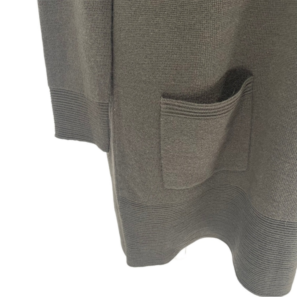Adrienne Vittadini Olive Long Sleeve Dress - Picture 3 of 6